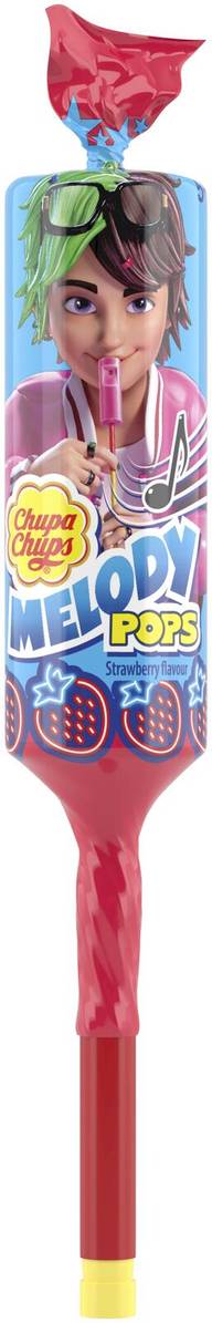 Chupa Chups 15g Melody Pops mansikka tikkari