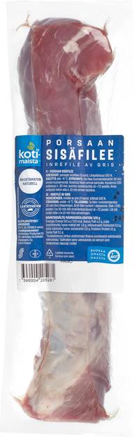 Kotimaista porsaan sisäfilee maustamaton n. 500 g