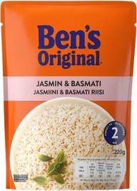 Ben's Original Jasmiini & basmati valmisriisi 220g