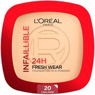 L'Oréal Paris Infaillible 24H Fresh Wear Foundation in a Powder 20 Cool Undertone 30 ml