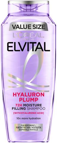 L'Oréal Paris Elvital Hyaluron Plump shampoo kosteutta kaipaaville hiuksille 400ml
