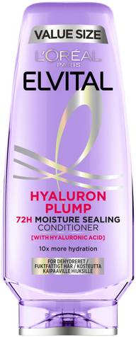 L'Oréal Paris Elvital Hyaluron Plump hoitoaine kosteutta kaipaaville hiuksille 300ml