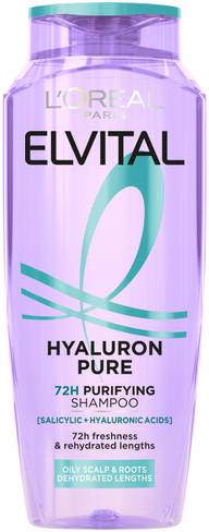 L'Oréal Paris Elvital Hyaluron Pure shampoo kosteutta kaipaaville hiuksille 250ml