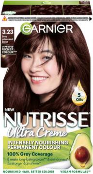 Garnier Nutrisse Ultra Creme 3.23 Deep Golden Dark Brown Tumma Kullanruskea kestoväri 1kpl