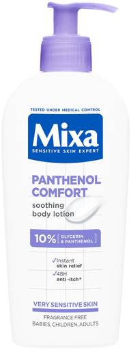 Mixa Panthenol Vartalovoide Rauhoittava vartalovoide erittäin herkälle iholle 250ml