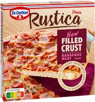 Dr. Oetker Rustica Filled Crust BBQ Meat pakastepizza 495 g