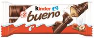Kinder Bueno 43g maitosuklaapäällysteinen vohveli maitoisalla hasselpähkinätäytteellä
