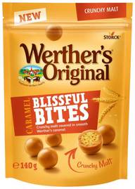 Werther´s Original Caramel Bites Crunchy malt karamellimakeinen 140g