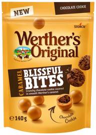 Werther´s Original Caramel Bites Chocolate Cookie karamellimakeinen 140g