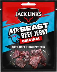 Jack Link's Beef Jerky Original, Maustettuja ja kuivattuja naudanlihasuikaleita 40g