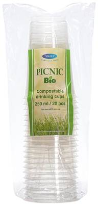 Smile Bio Muovilasi 250ml, 20 kpl