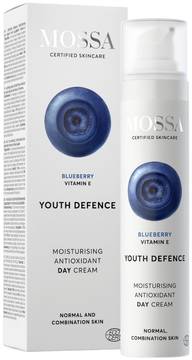 Mossa Youth Defence Moisturising Antioxidant Day Cream kosteuttava antioksidanttinen päivävoide COSMOS ORGANIC 50 ml