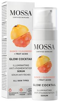 Mossa Glow Cocktail Illuminating Anti-Pigmentation Serum kirkastava seerumi COSMOS NATURAL 25 ml