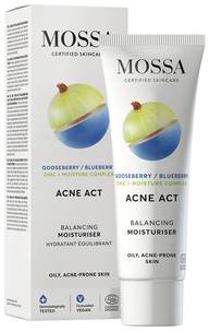 Mossa Acne Act Non-comedogenic Moisturiser kosteusvoide COSMOS ORGANIC 50ml