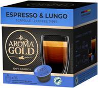 Aroma Gold espresso&lungo kahvikaps 16kpl