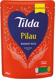 Tilda Pilau basmatiriisi 250g valmisriisi