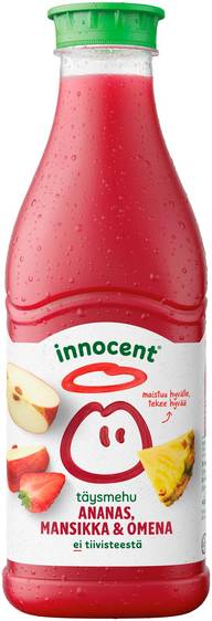 Innocent Ananas- ja mansikkamehu 900 ml