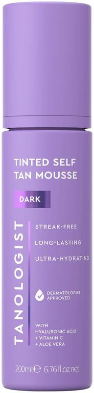 Tanologist Tinted Self Tan Mousse - Dark -itseruskettava vaahto 200ml