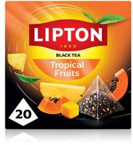 Lipton Tropical Fruit musta tee 20pss