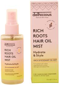 Delhicious Rich Roots 5in1 hiushoitoöljysuihke 75ml