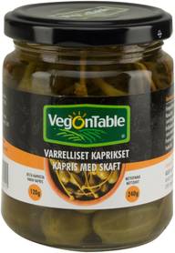 VegOnTable varrelliset kaprikset 240/120g