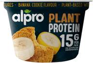 Alpro High Protein banaani, keksinmakuinen, hapatettu soijavalmiste 200g