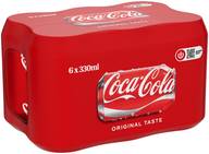 6-pack Coca-Cola Original virvoitusjuoma tölkki 0,33 L