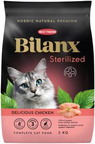 Best Friend Bilanx Sterilized kana kuivaruoka kissoille 2 kg