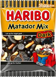 HARIBO Matador Mix Dark 270g Karkkipussi