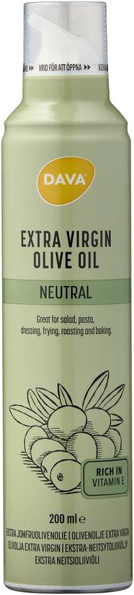 DAVA ekstra-neitsytoliiviöljyspray 200 ml