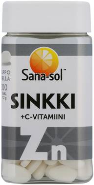 Sana-sol Sinkki + C-vitamiini 200tabl/112g
