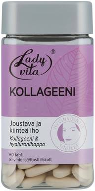 Ladyvita Kollageeni-hyaluronihappo-vitamiinitabletti 60tabl/48g