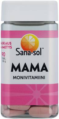 Sana-sol Mama monivitamiini-kivennäisainetabletti 90tabl/126g
