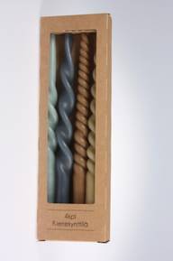 Kierrekynttilä 4 kpl , 28 cm multi 1