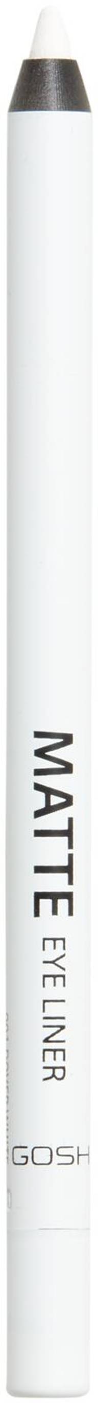 Gosh Matte Eye Liner 001 Dover White -silmänrajauskynä 1,2g