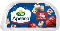 Arla Apetina Snack 100/70 g salaattijuustokuutioita ja paprikaa öljymarinadissa