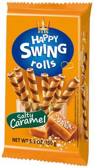 Happy swing vohvelirulla salty caramel 150g