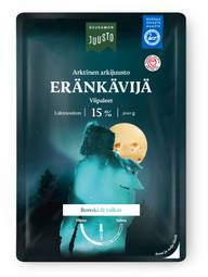 Kuusamon Juusto Eränkävijä 15% juustoviipale 200 g