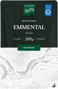 Kuusamon Juusto mustaleima Emmentaljuusto viipale 200 g
