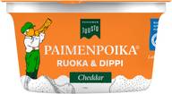 Kuusamon Juusto Paimenpoika Ruoka & Dippi Cheddar sulatejuusto 200 g
