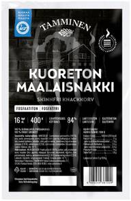 Tamminen kuoreton maalaisnakki fosfaatiton 16kpl 400g