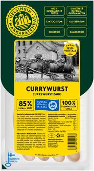 Helsingin Makkaratehdas Currywurst 240 g