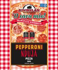 Kivikylän Pepperoni-nduja pizza 280g