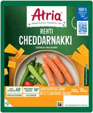Atria Rehti Cheddar nakki 280g