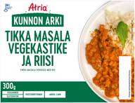 Atria Kunnon Arki Tikka Masala Vegekastike ja Riisi 300g