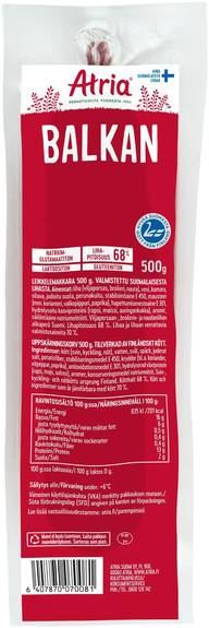 Atria Balkan Makkara Tanko 500g