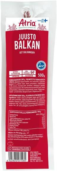 Atria Juusto Balkan Makkaratanko 500g