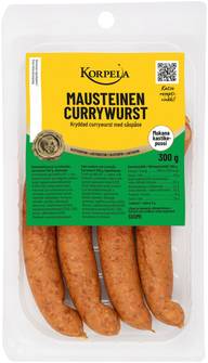 Korpela Mausteinen currywurst 300 g