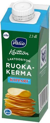 Valio Keittiön ruokakerma Kippari® savujuusto UHT laktoositon 2,5 dl