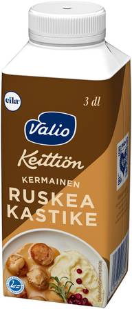 Valio Keittiön kermainen ruskea kastike laktoositon 3 dl